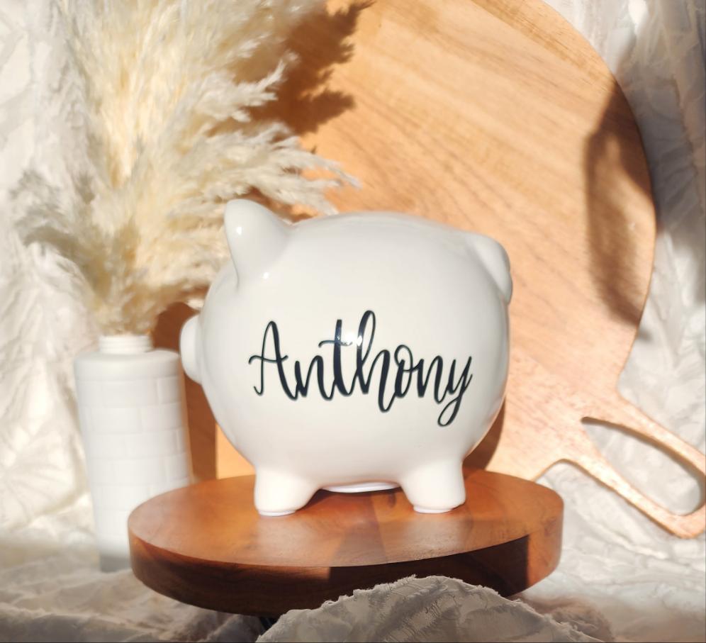 Personalized Piggy Bank