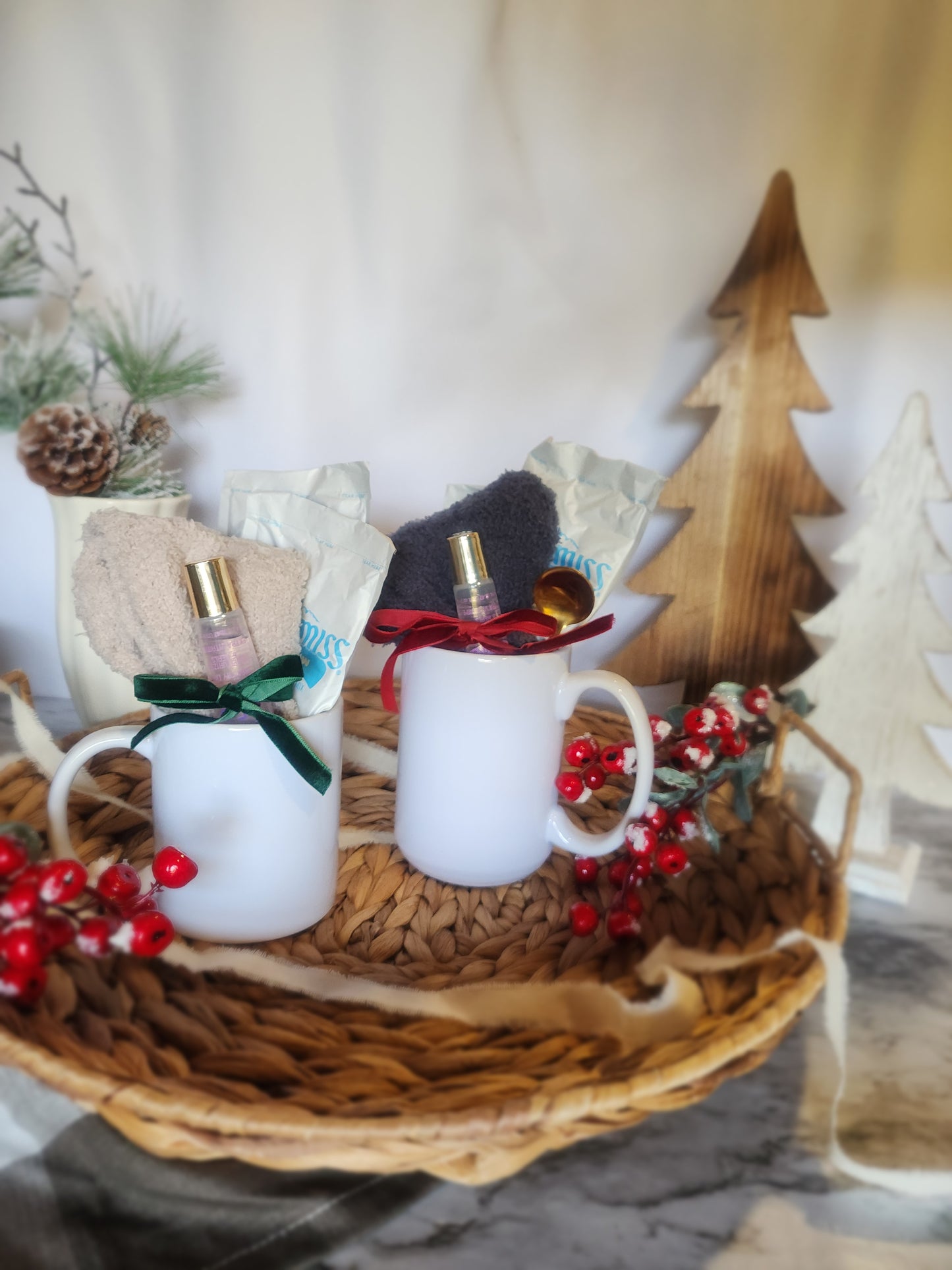Custom Cup Of Cheer Mug Baskets