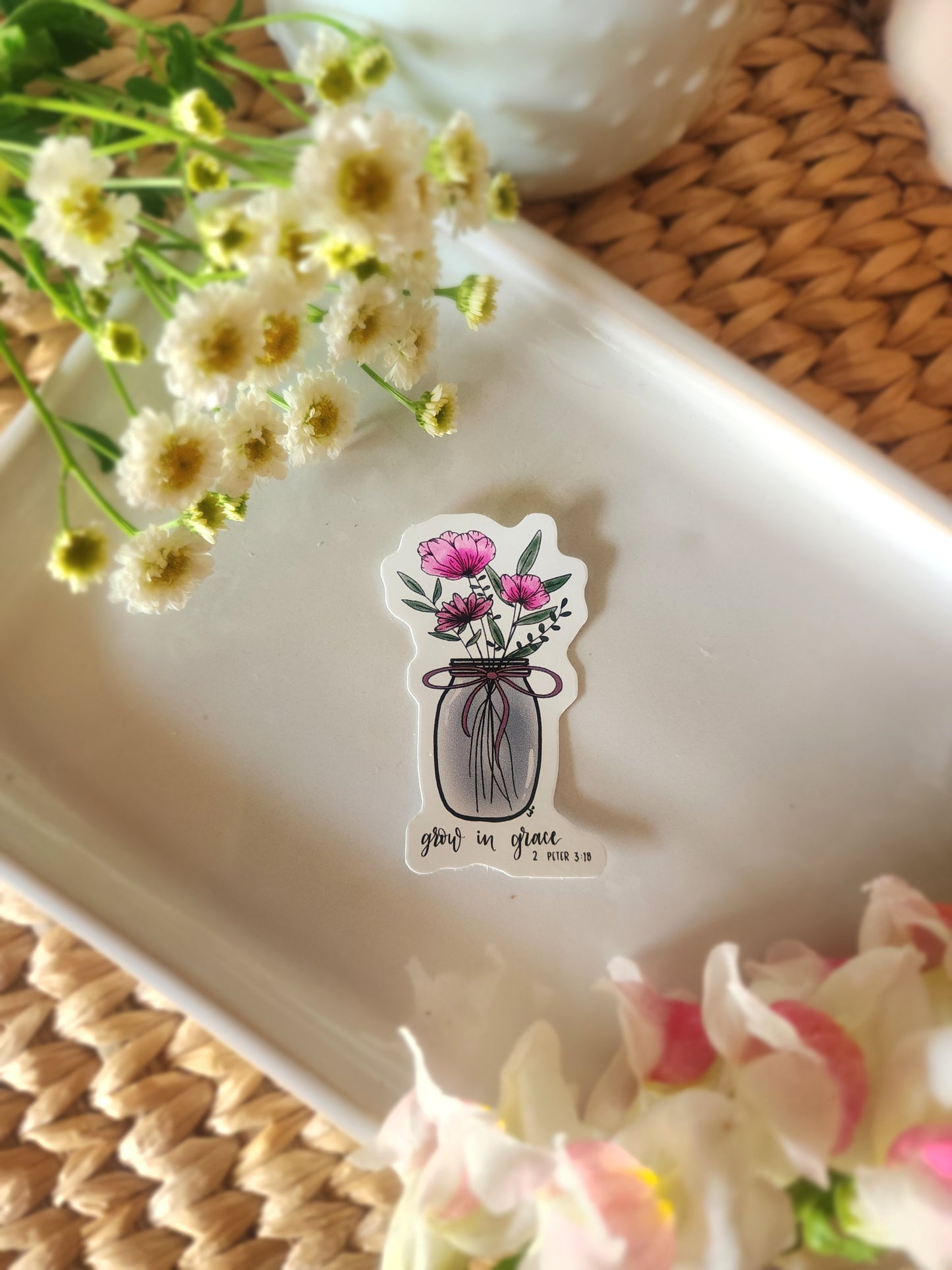 Grow in Grace Sticker