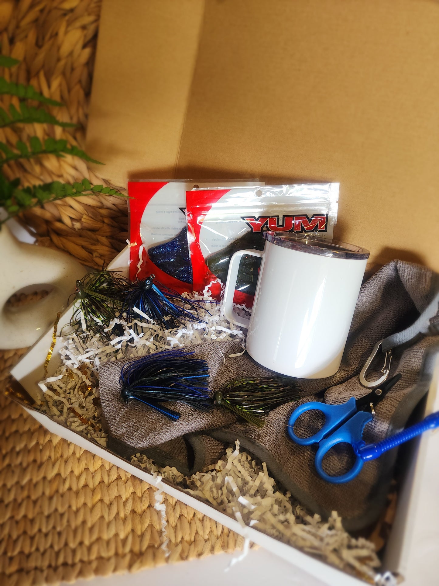 Bass Jigs Gift Basket - Custom Drinkware
