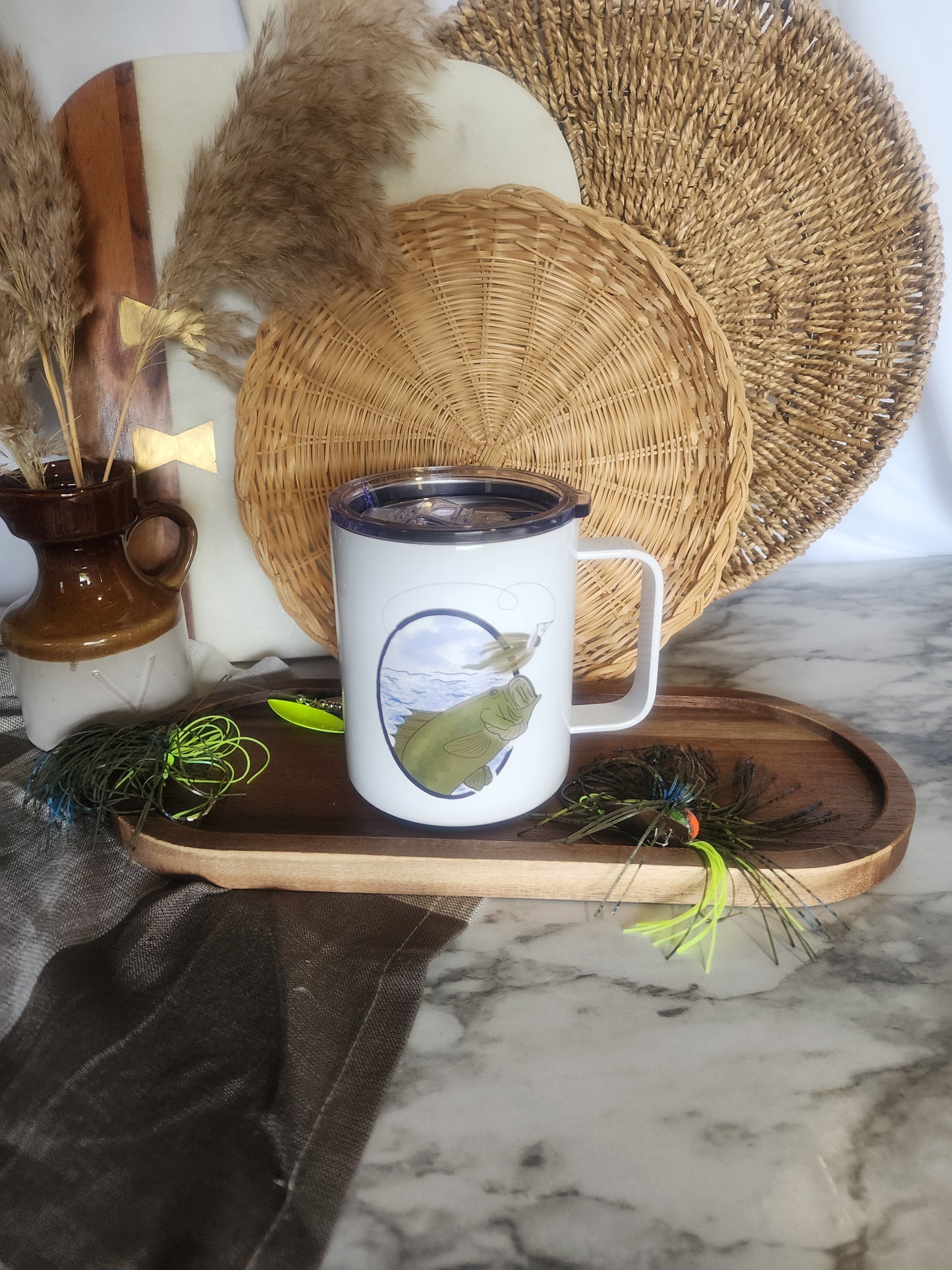 Fishing Dad Noun - 12oz Tumbler