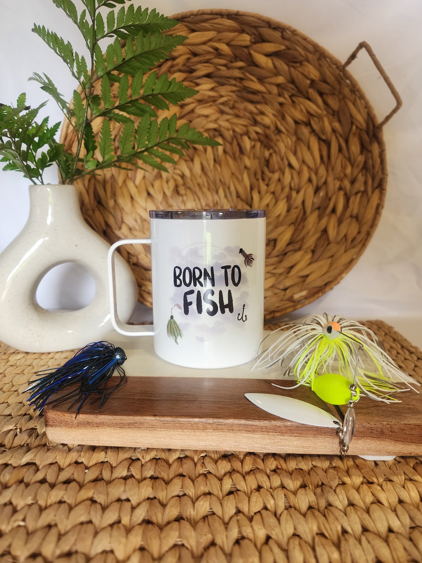 Born To Fish - 12oz Tumbler