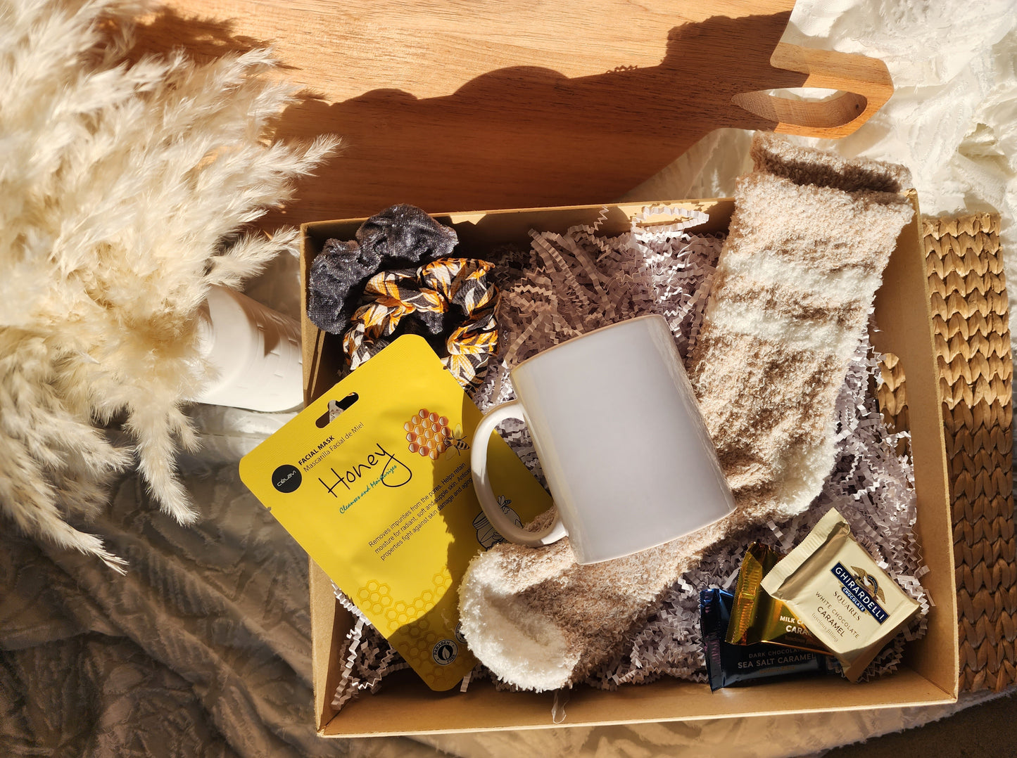 Everything Cozy Gift Basket with 11 oz Coffee Cup