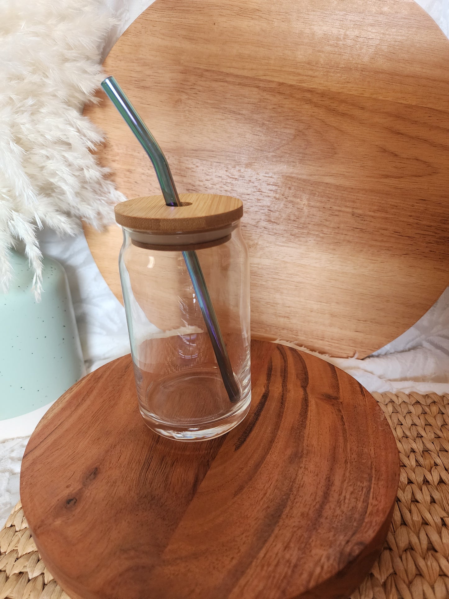 Iridescent & Clear Bent Straws