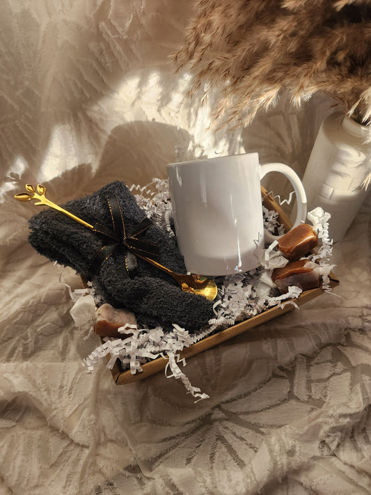 Cup of Cozy Gift Basket with 11oz Coffee Cup