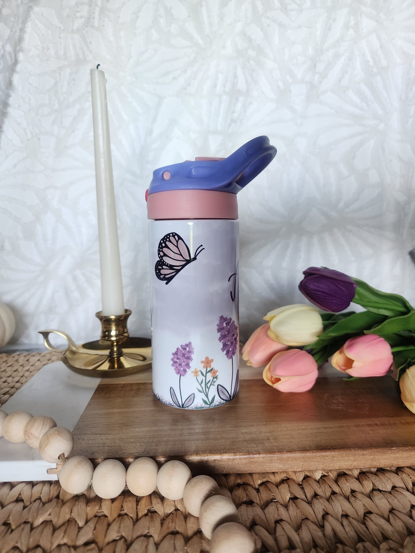 Lavender Fields - Customizable Kids Waterbottle