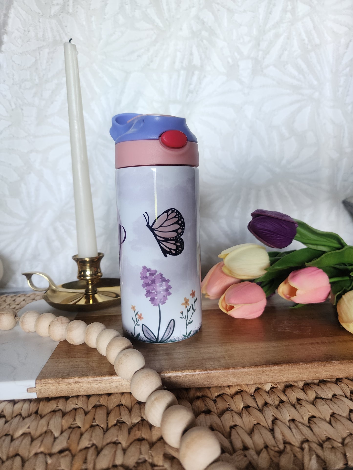 Lavender Fields - Customizable Kids Waterbottle