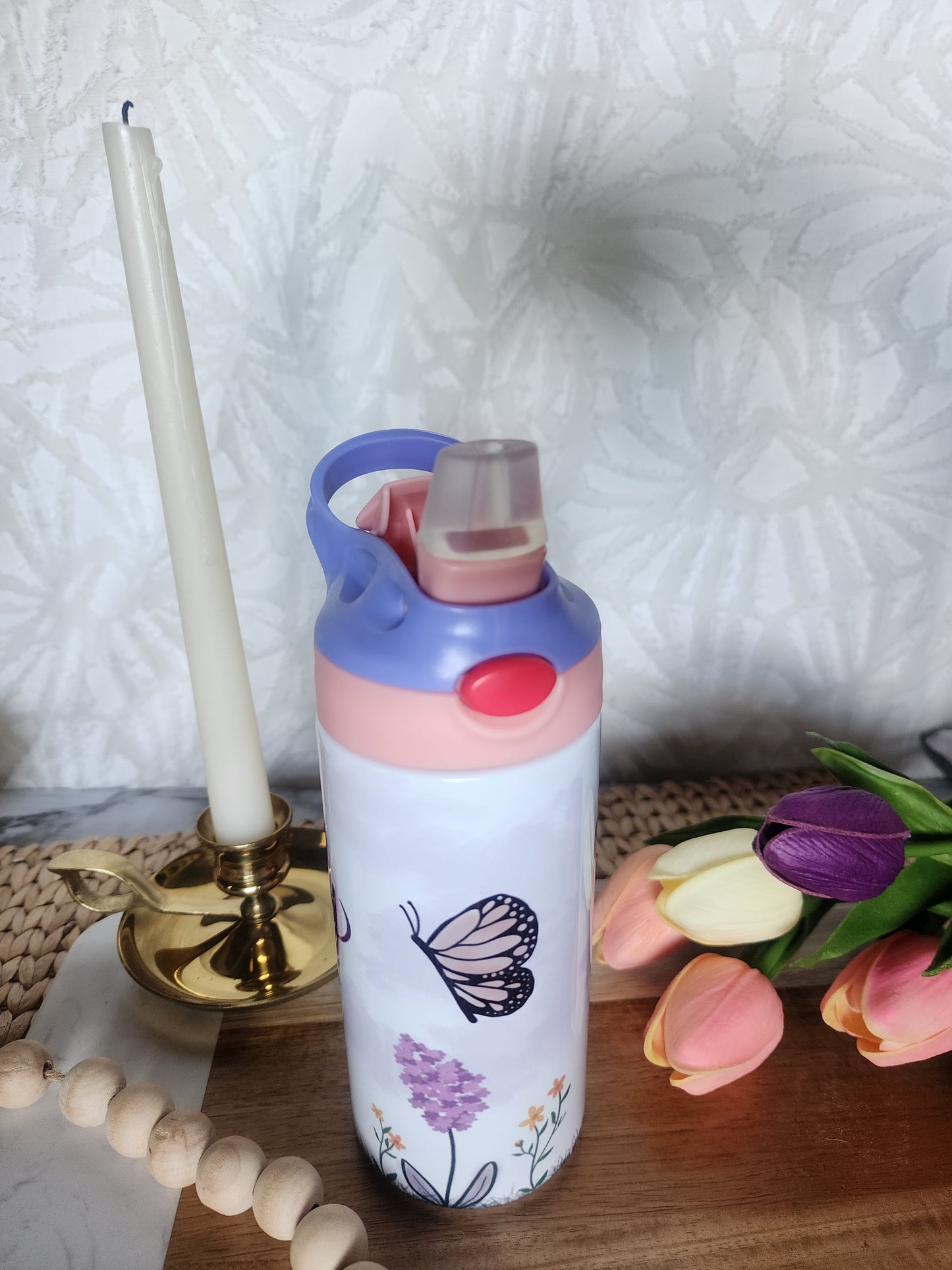 Lavender Fields - Customizable Kids Waterbottle