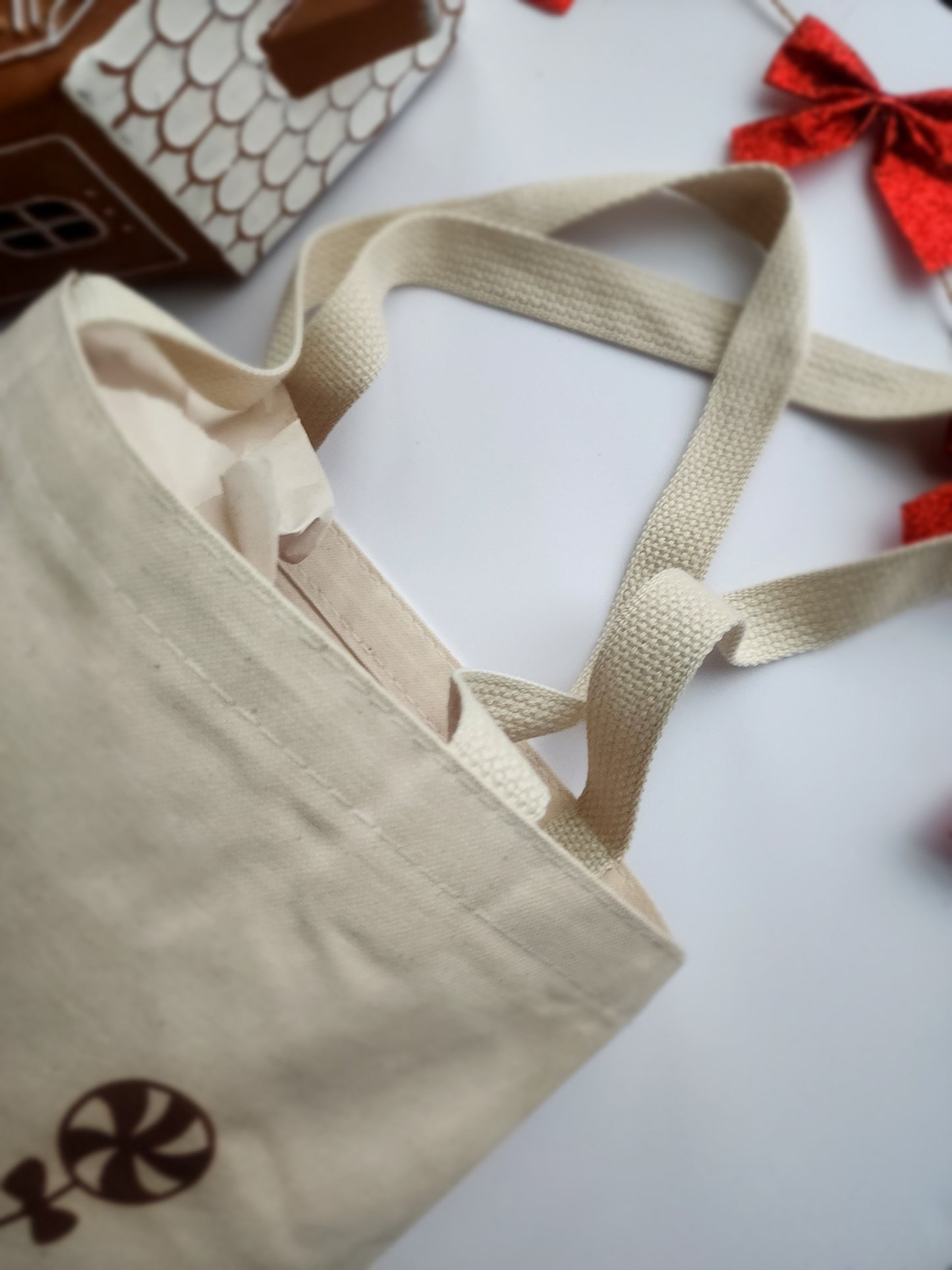 Gingerbread Kisses & Christmas Wishes Tote Bag
