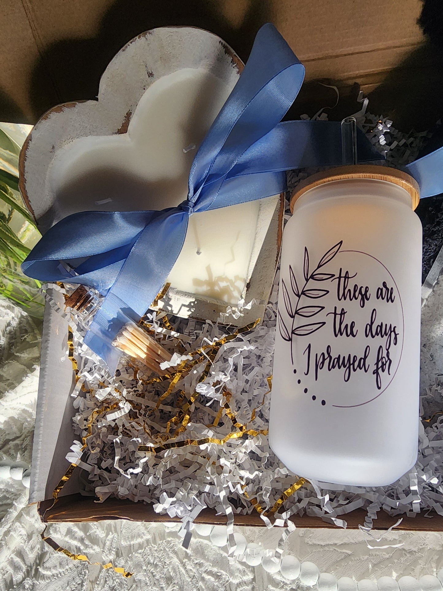 Comfort & Care Gift Basket with These are the Days I have Prayed For