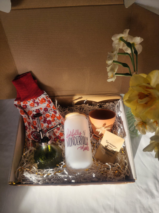 Spread Love Gift Basket with Fearfully & Wonderfully Made Beer Glass