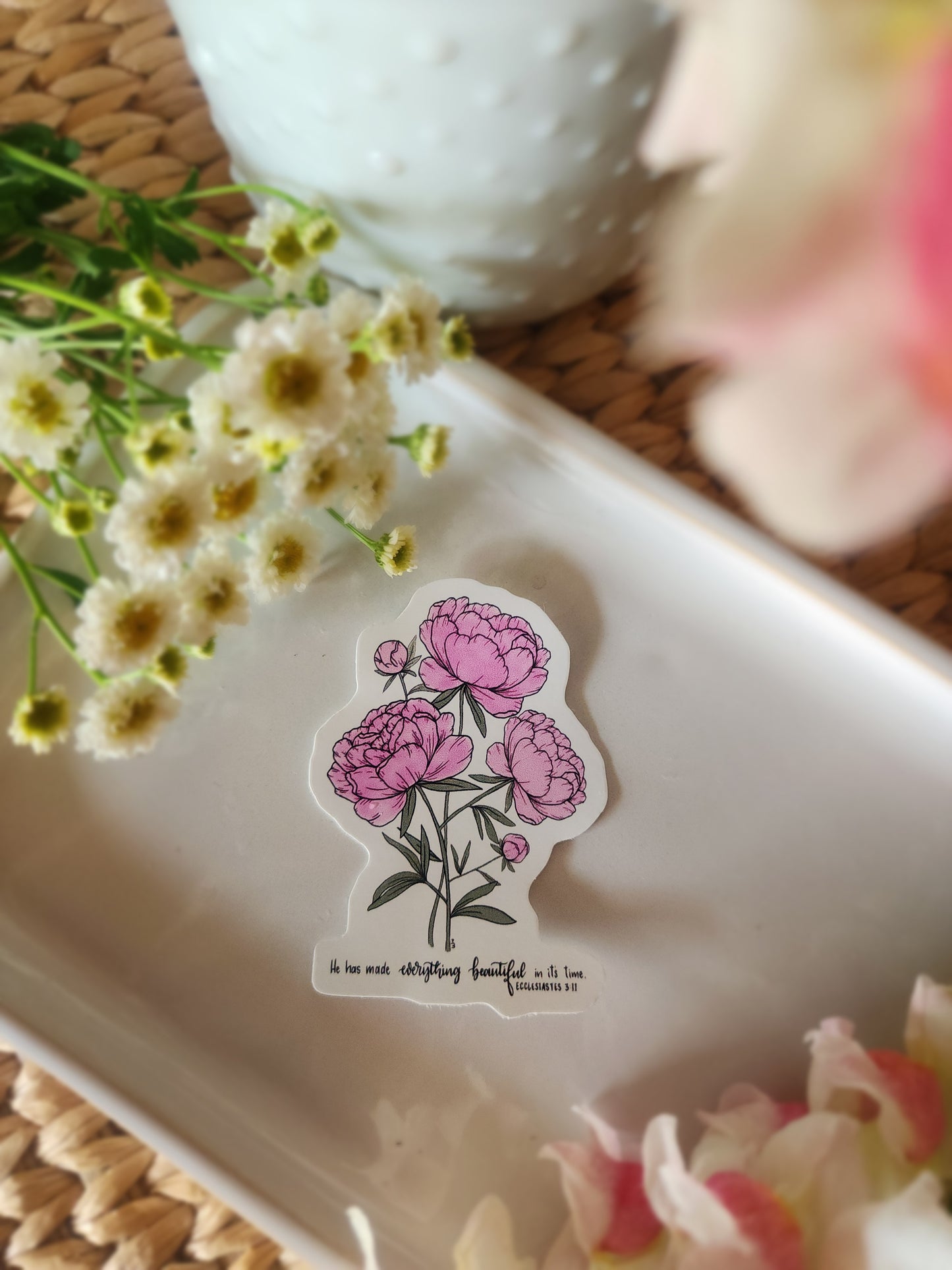 He has made Everything Beautiful in its time Sticker
