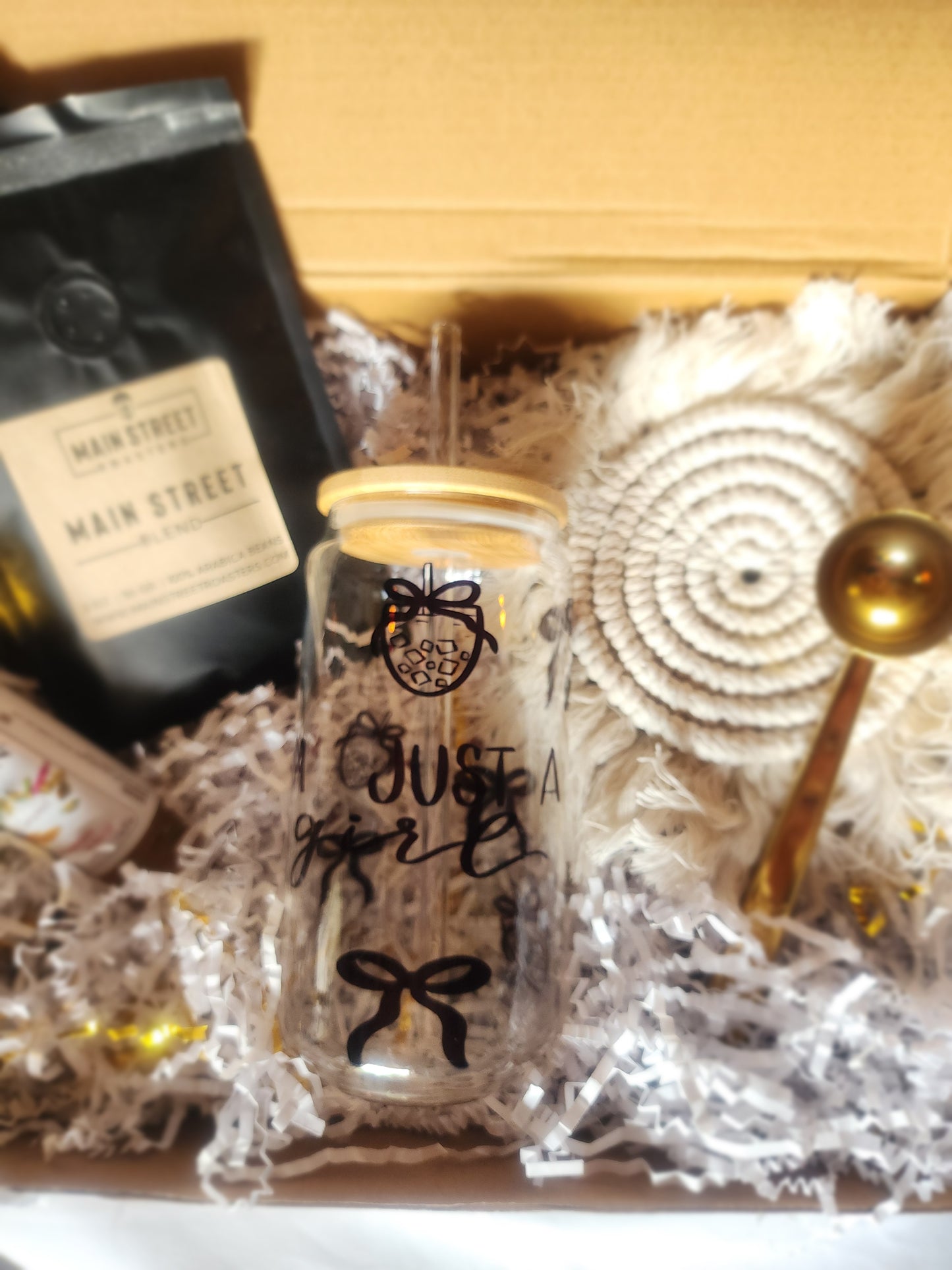 I'm Just A Girl - Coffee Obsessed Gift Basket