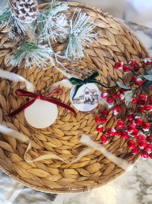 Round Christmas Ornaments