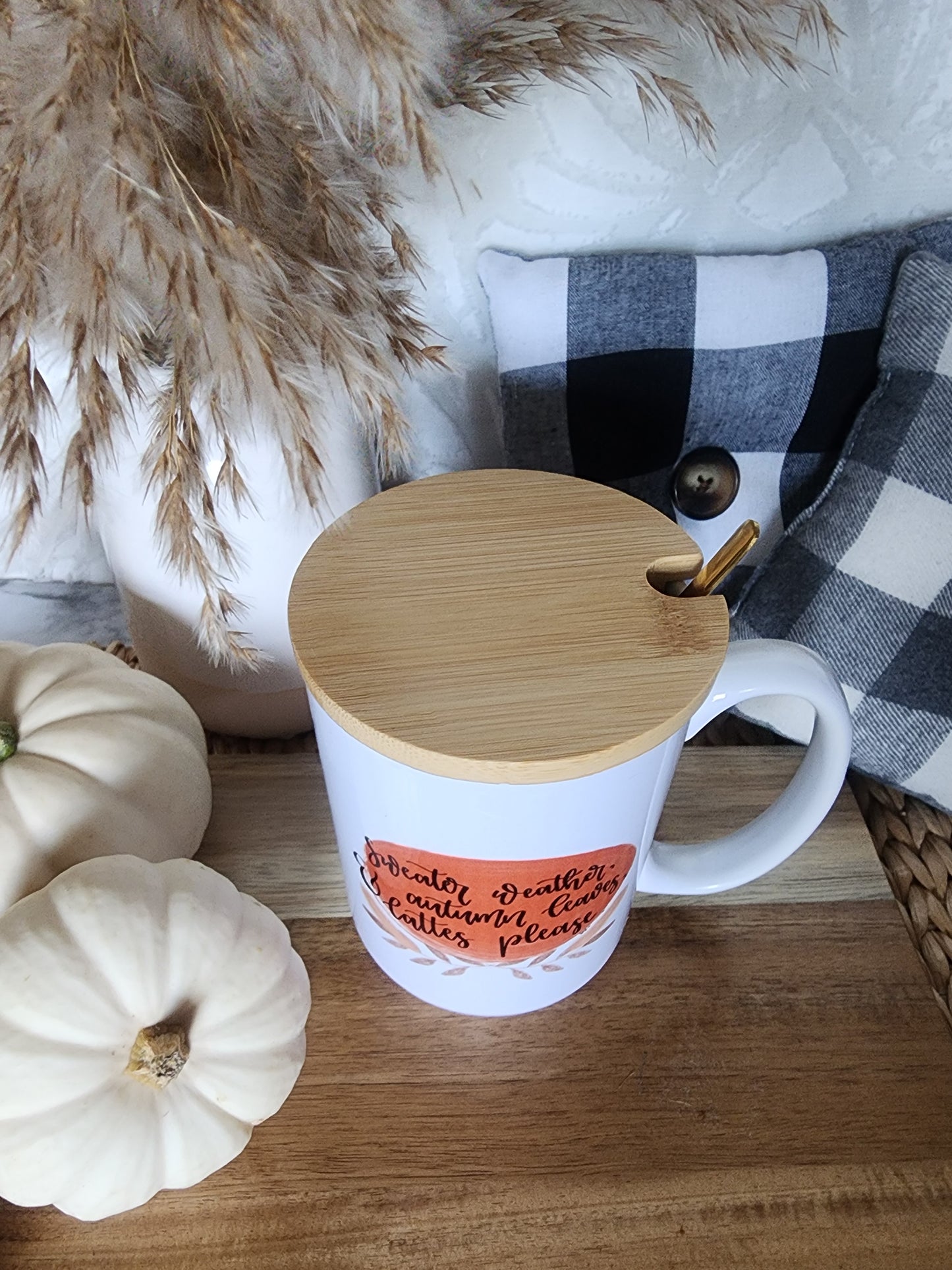 Sweater weather, autumn leaves, & lattes please.