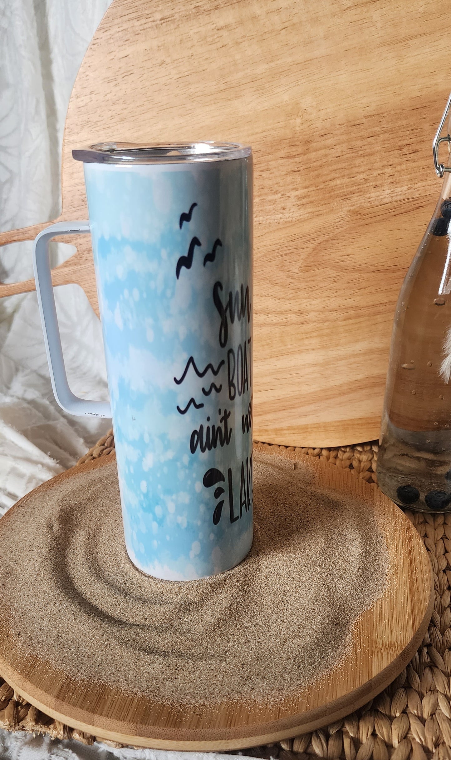 Sun Ray & Boat Waves 20oz Waterbottle