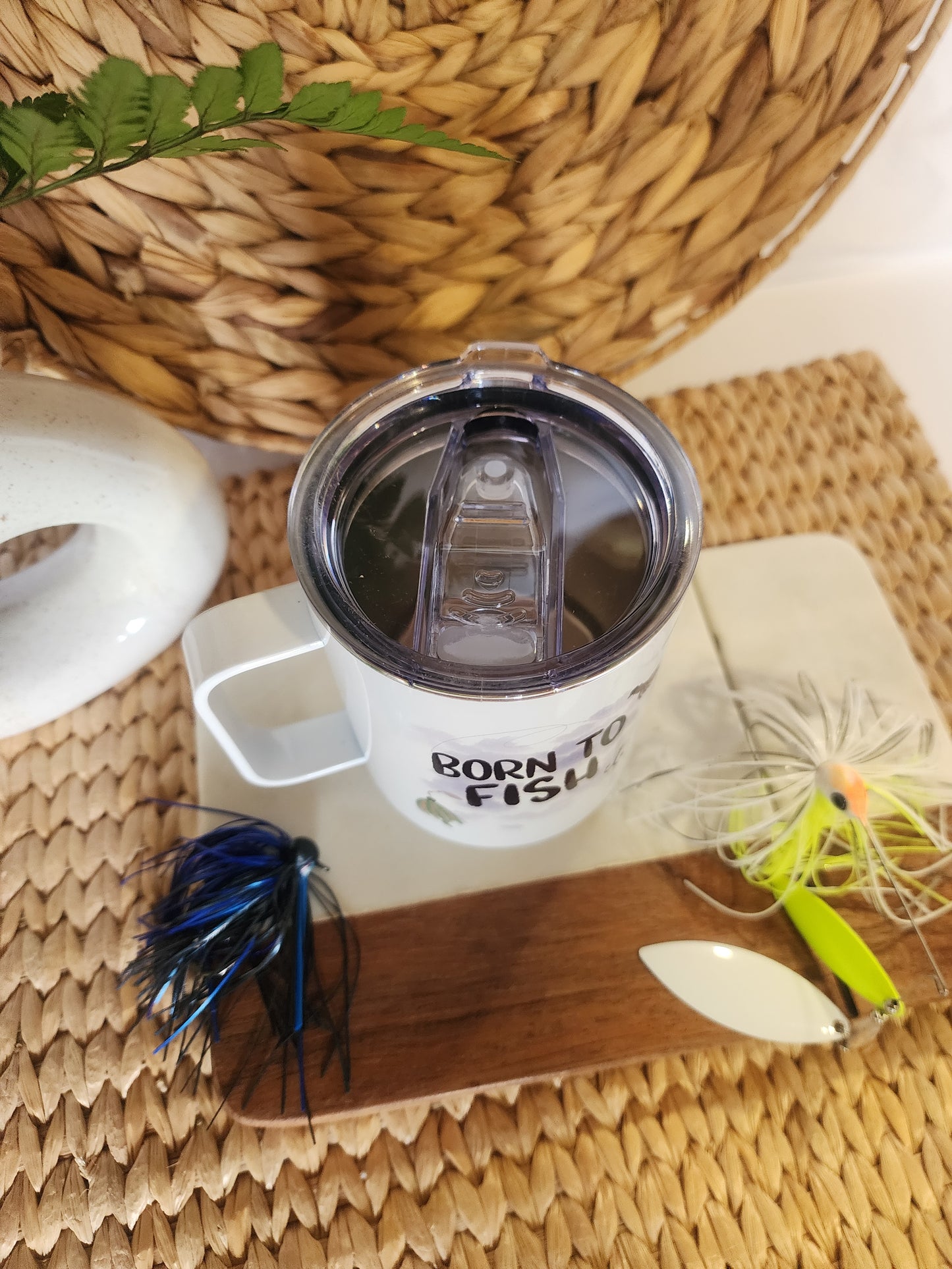 Born To Fish - 12oz Tumbler