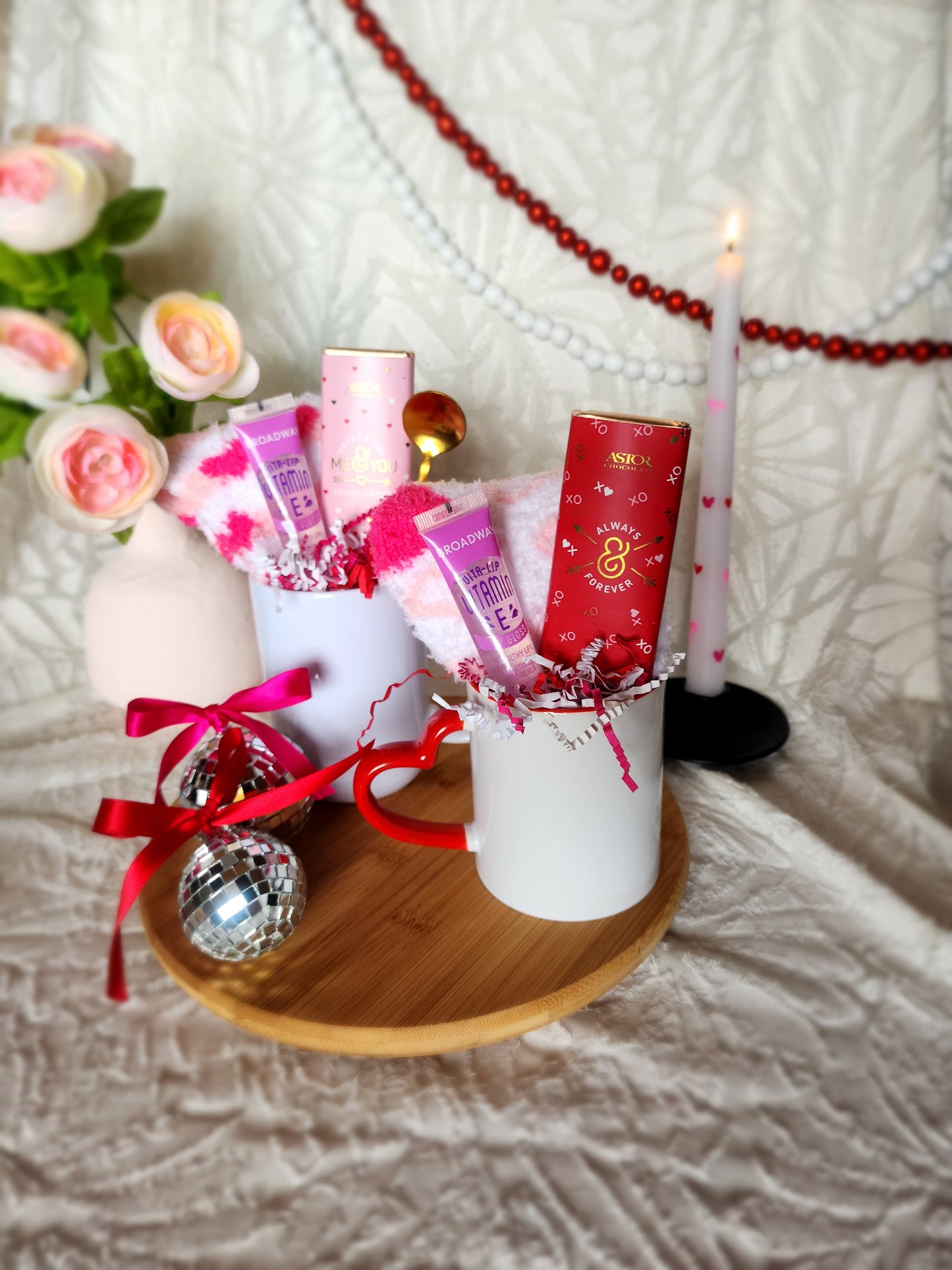 Filled with Happiness Gift Baskets - Custom Coffee Cups