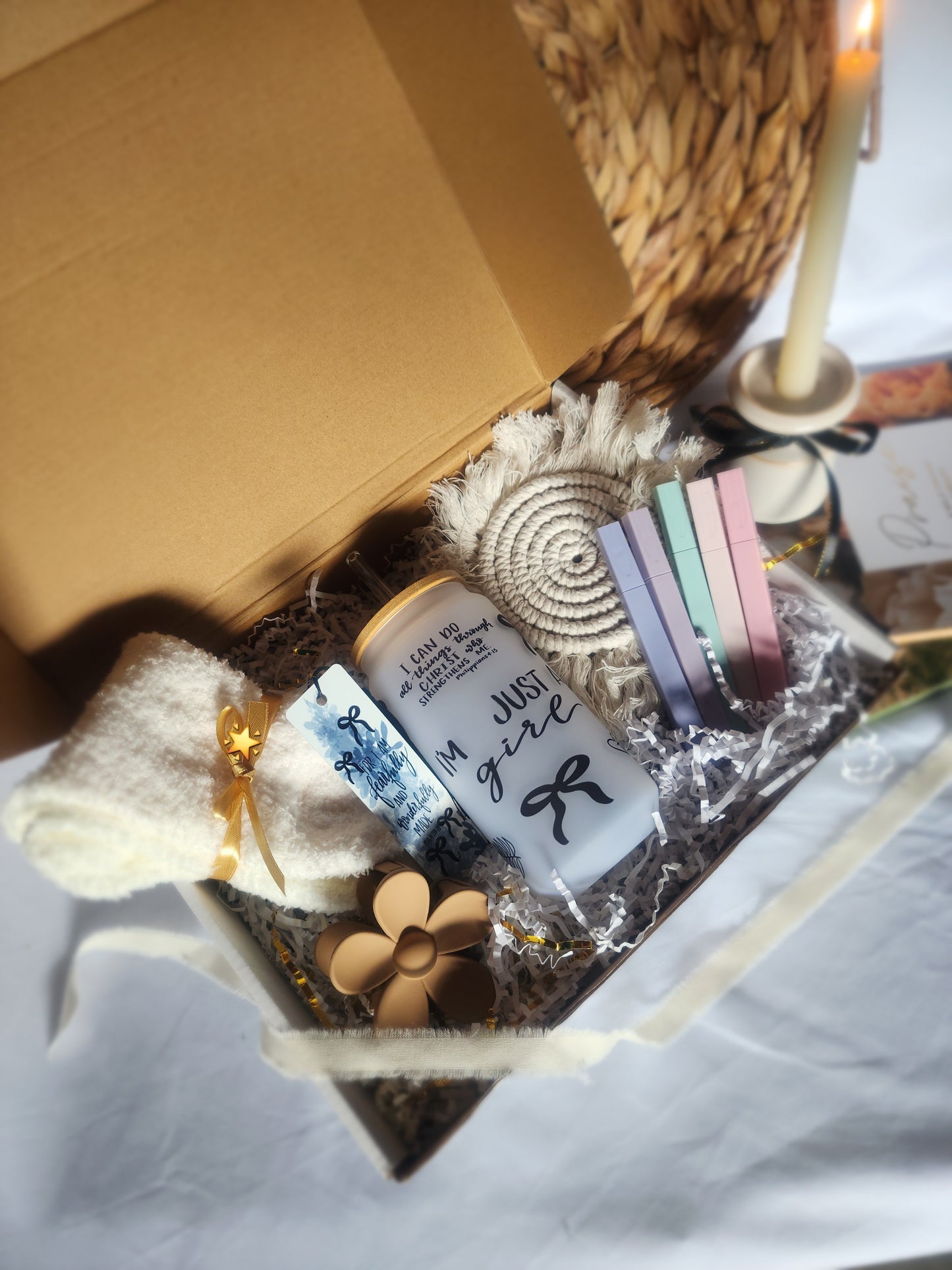 I'm Just a Girl - Book Lover Gift Basket