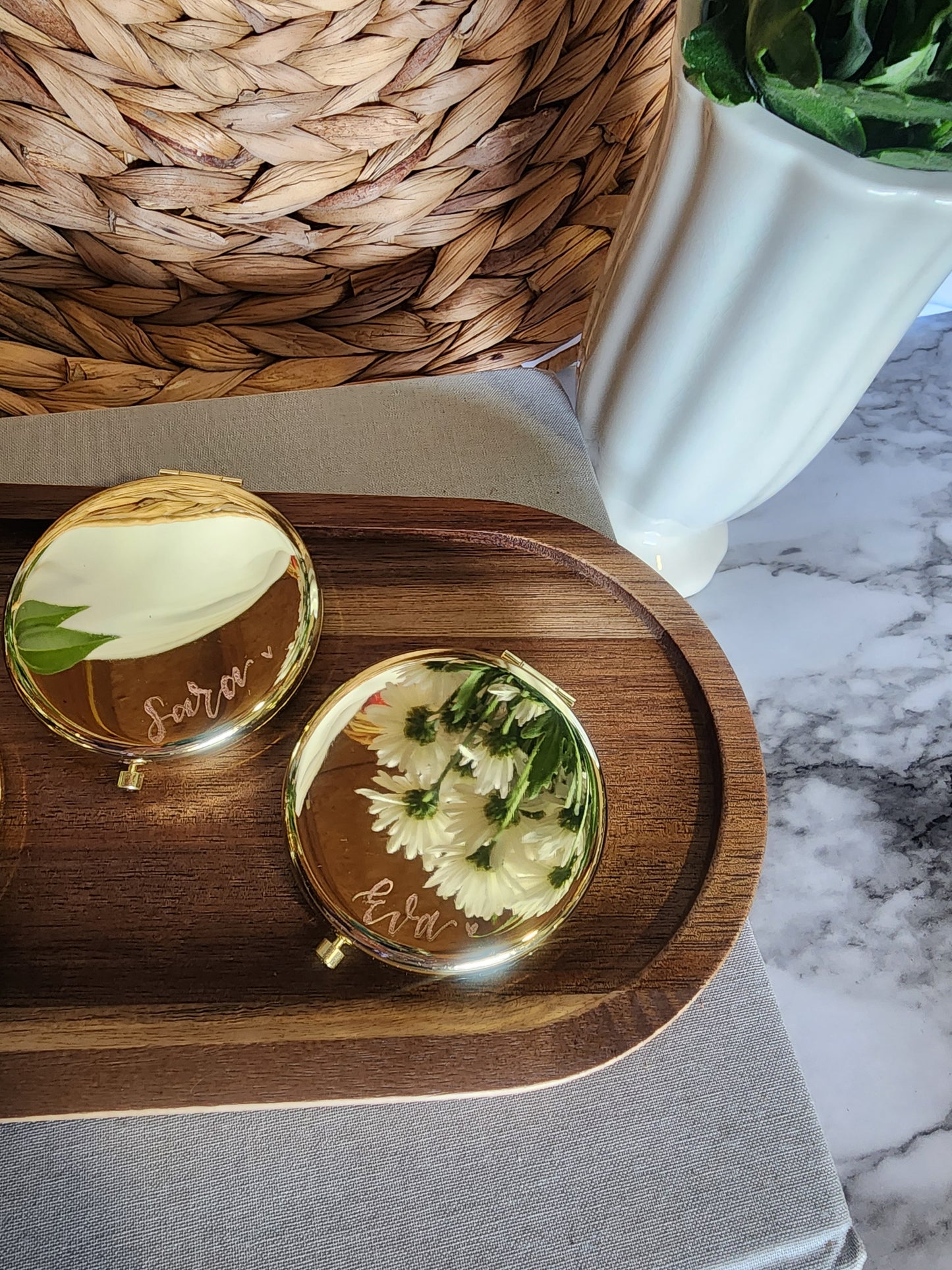 Engraved Compact Mirror