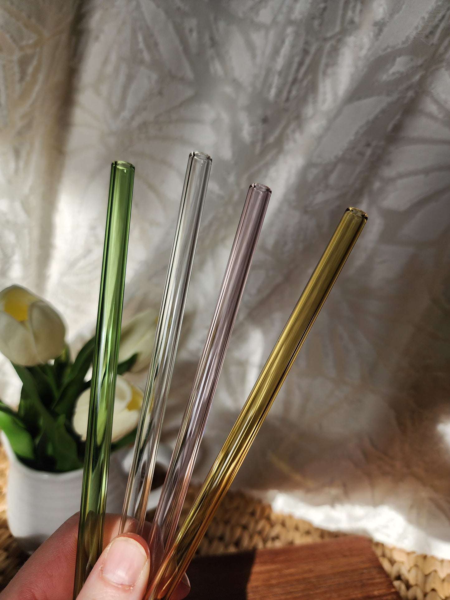 Pastel Straight Straws