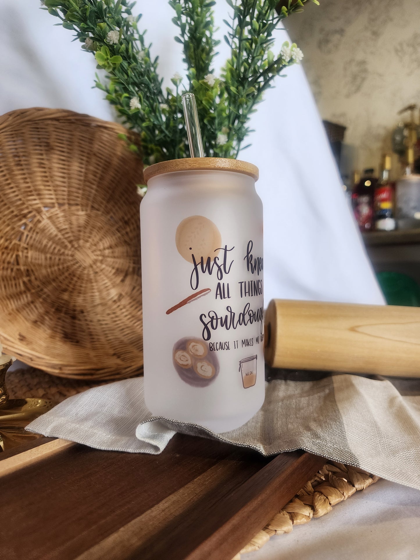 Sourdough Homemaker Beer Glass