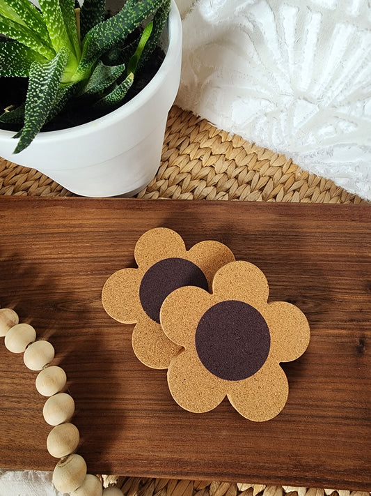 Flower Coasters