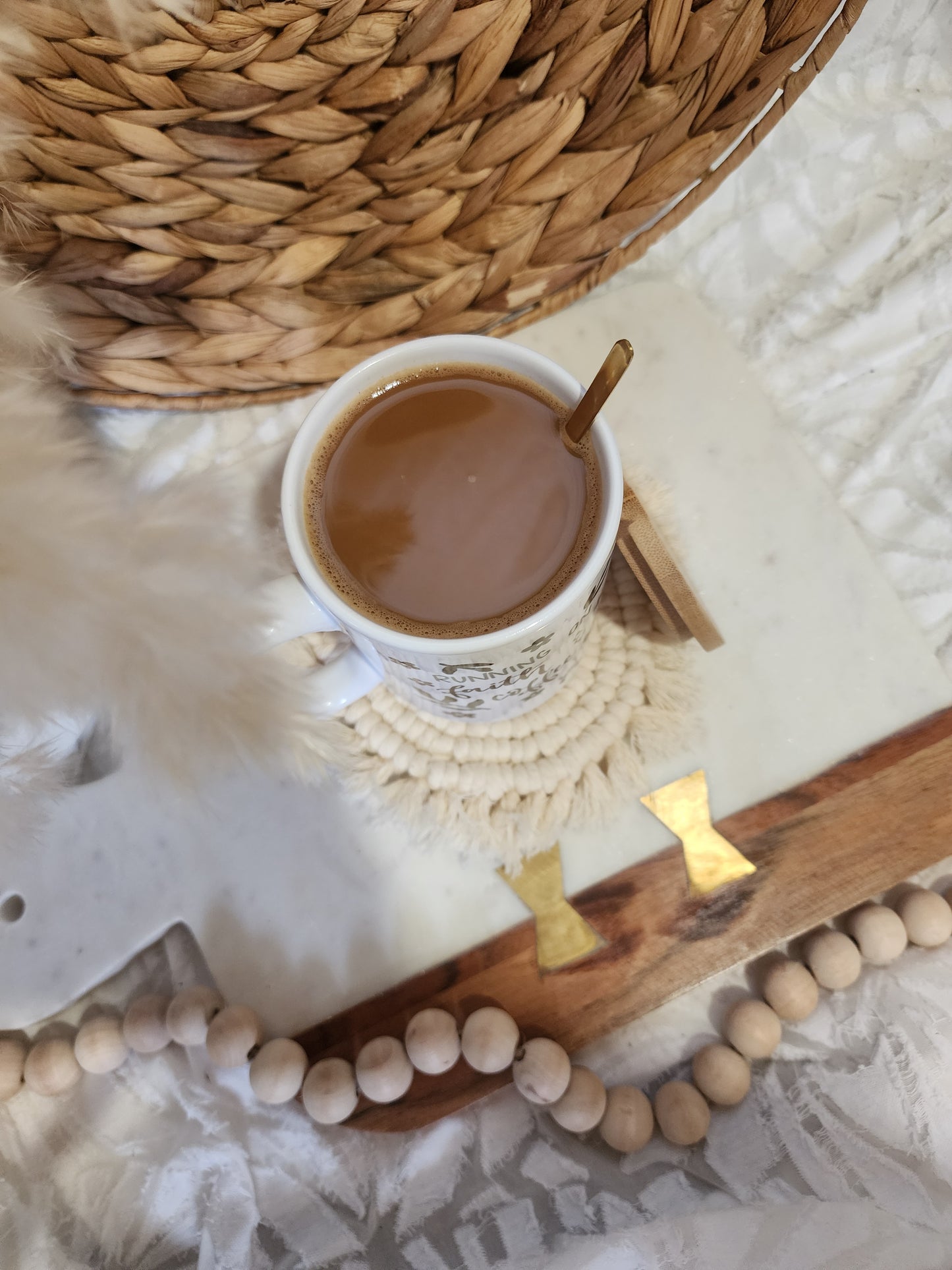Running on Faith & Coffee - 15oz Coffee Cup