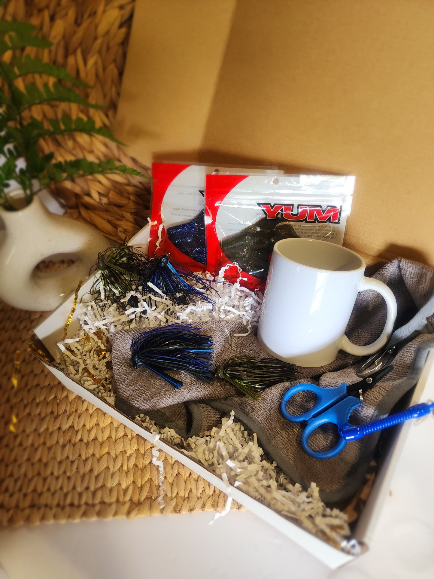 Bass Jigs Gift Basket - Custom Drinkware