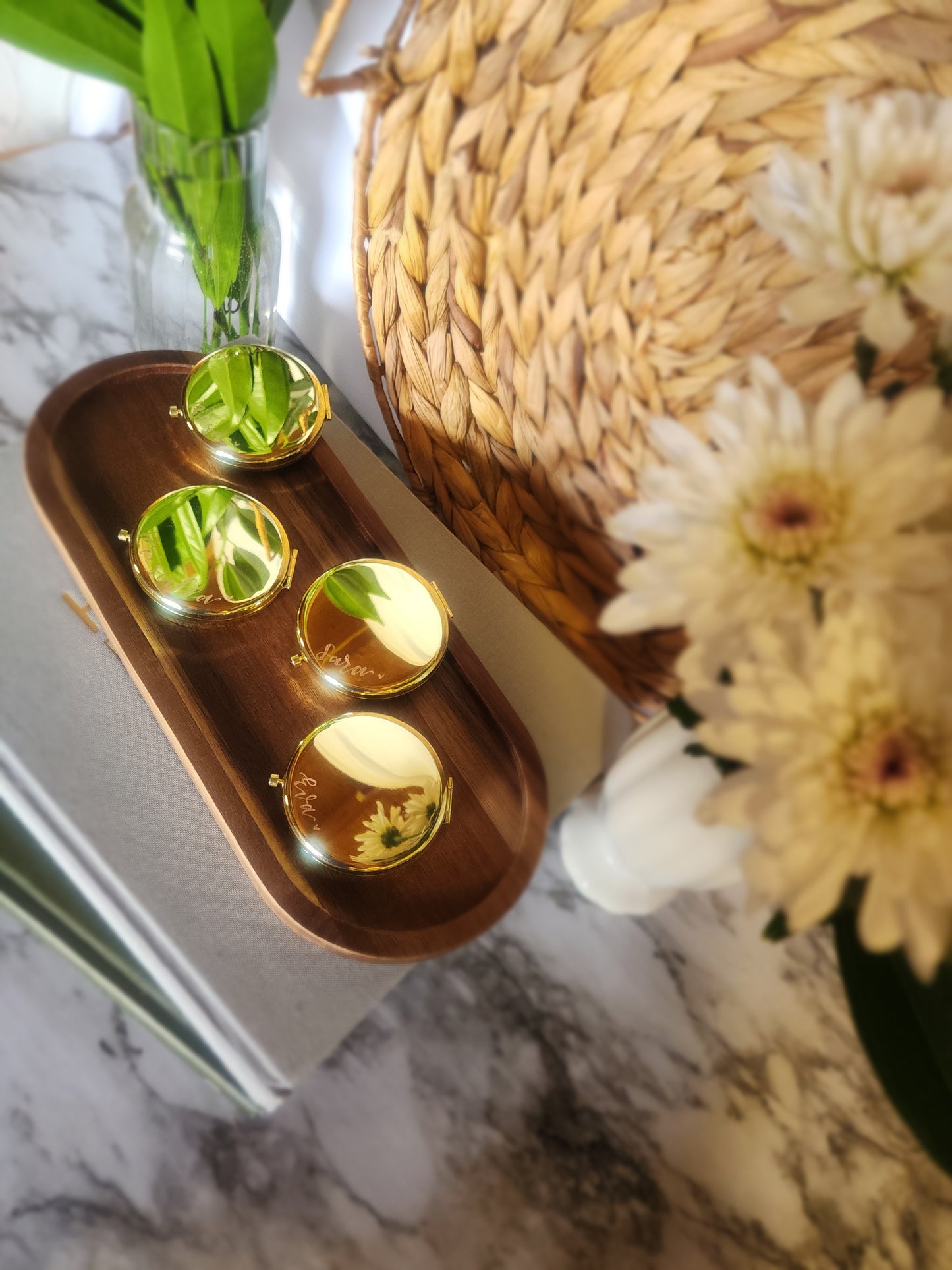 Engraved Compact Mirror