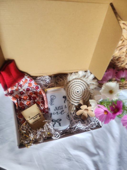 I'm Just a Girl - Wildflowers Lover Gift Basket
