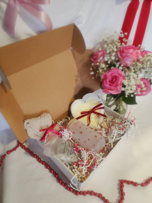 Comfort & Care Gift Basket with Hearts