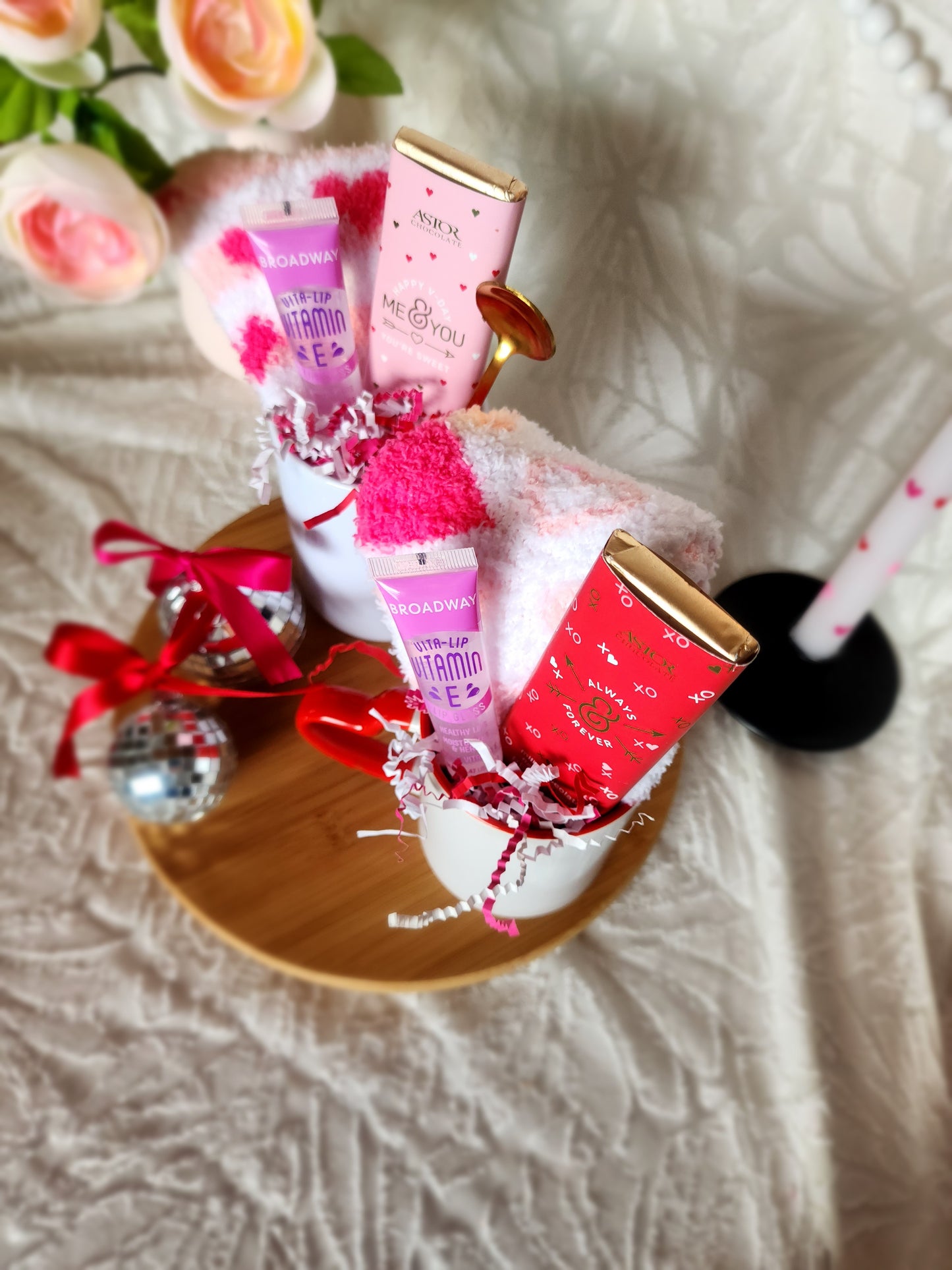 Filled with Happiness Gift Baskets - Custom Coffee Cups