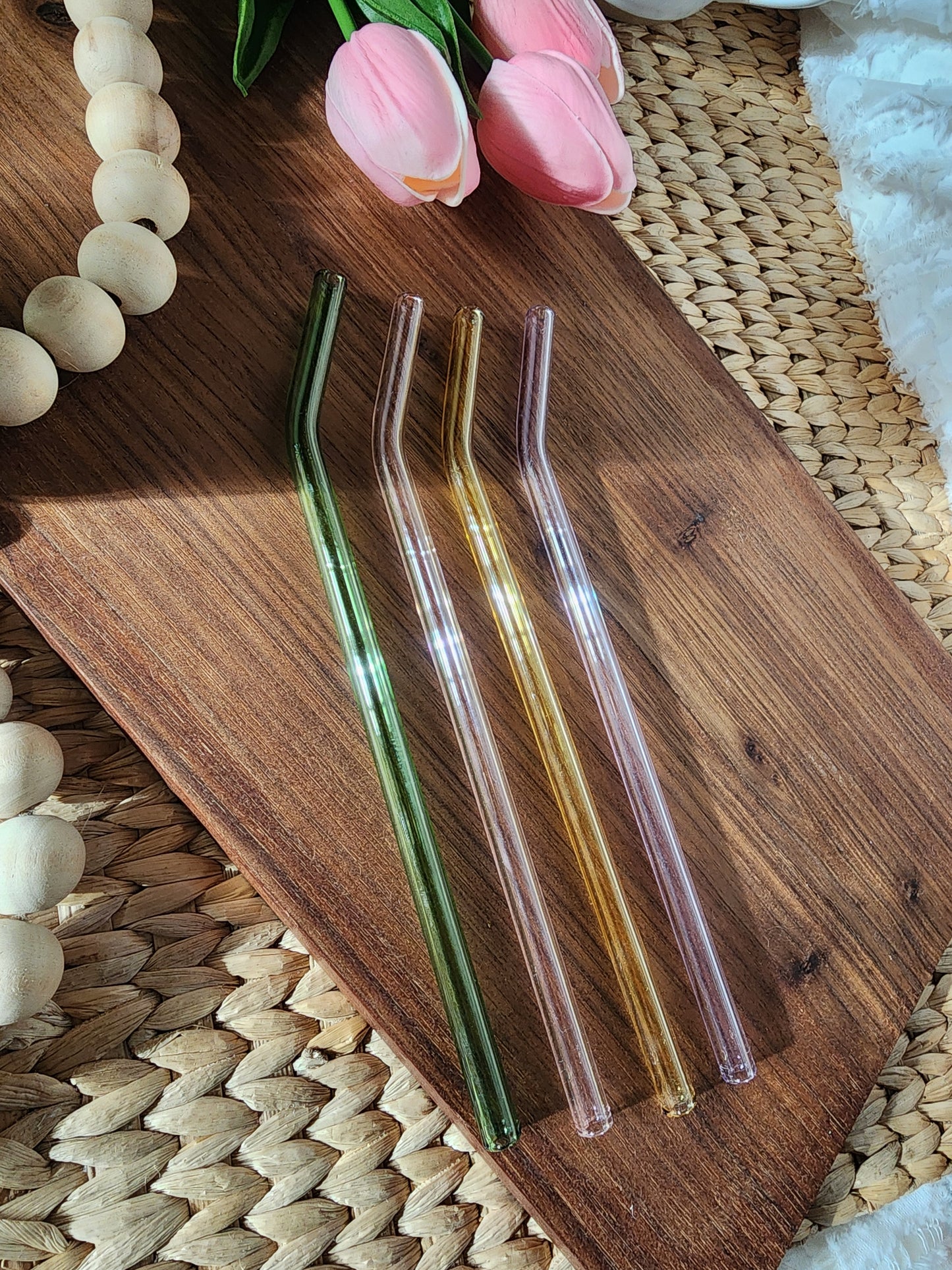 Pastel Bent Straws