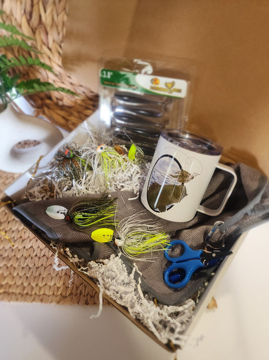 Spinner & Chatter Bait Gift Basket - Born to Fish
