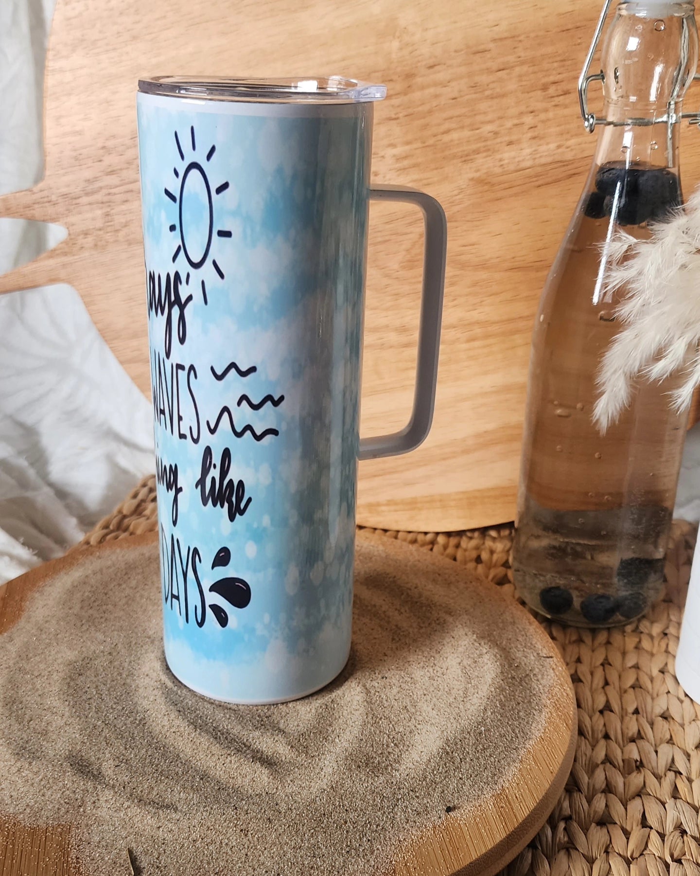 Sun Ray & Boat Waves 20oz Waterbottle