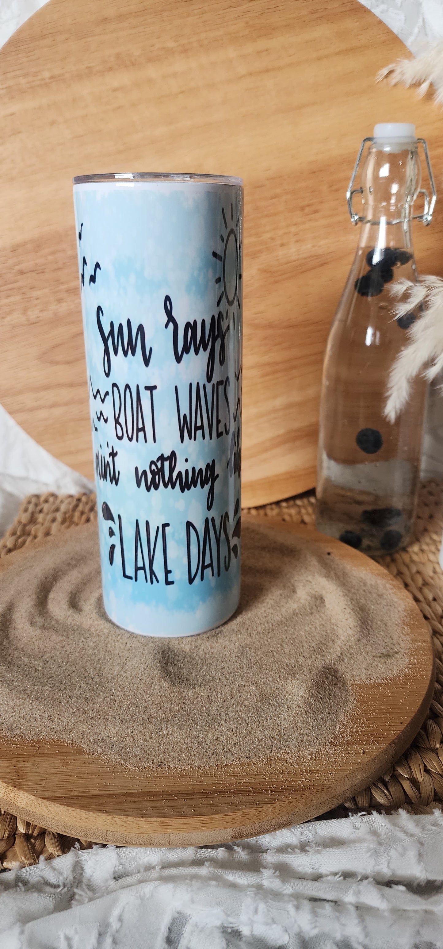 Sun Ray & Boat Waves 20oz Waterbottle