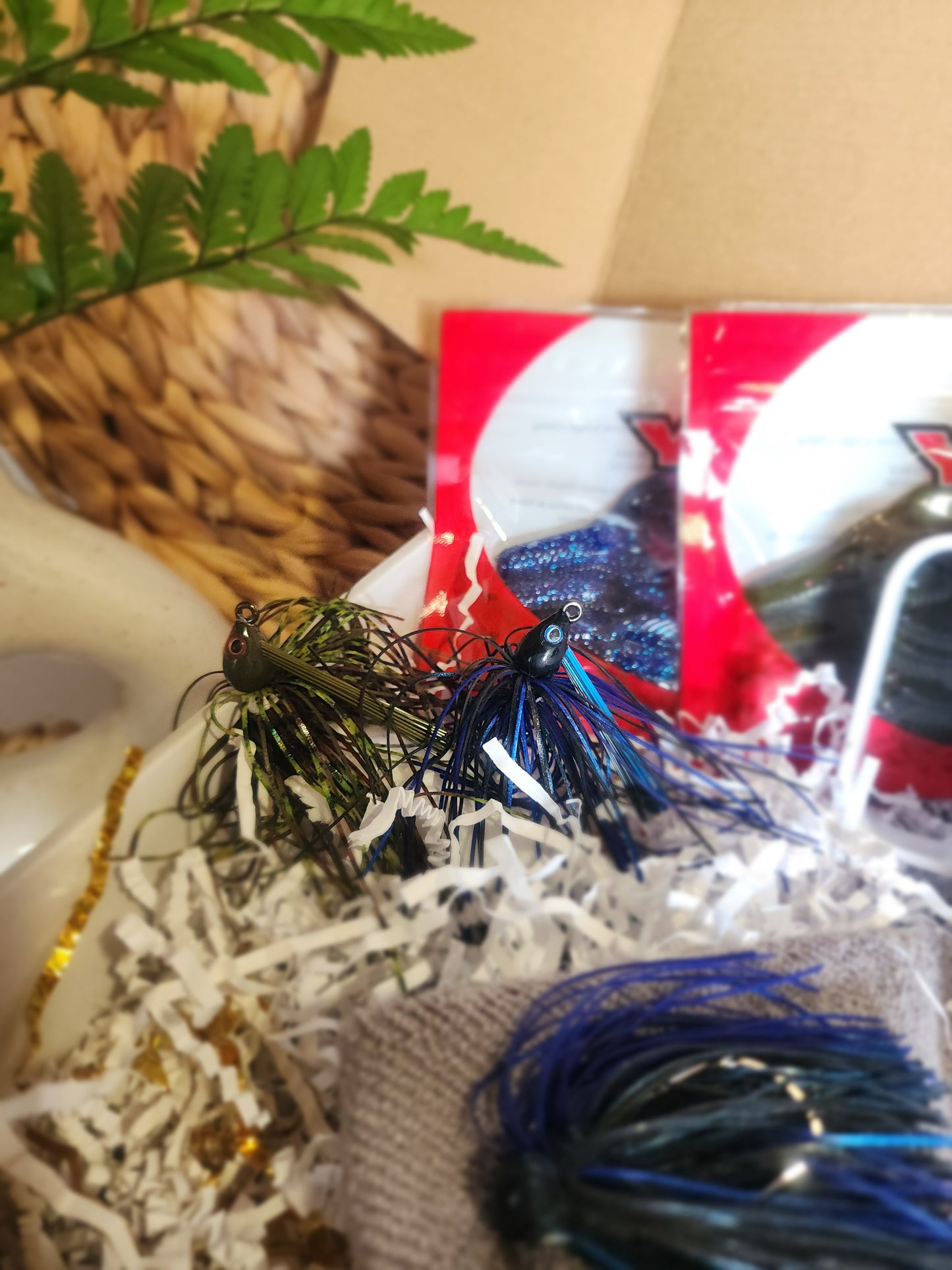 Bass Jigs Gift Basket - Born To Fish