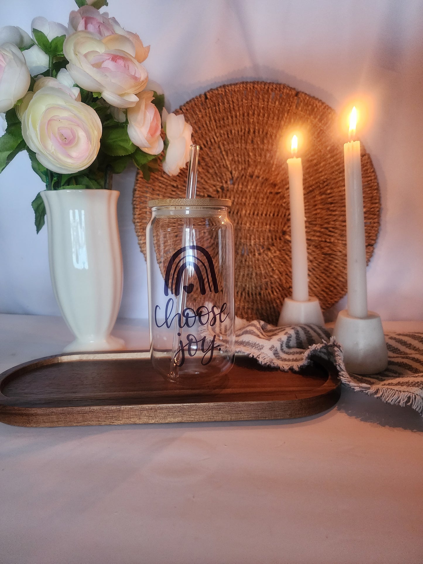 Choose Joy - Glass Imperfection
