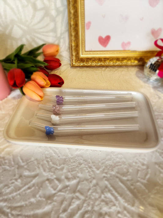 Bow Glass Straws
