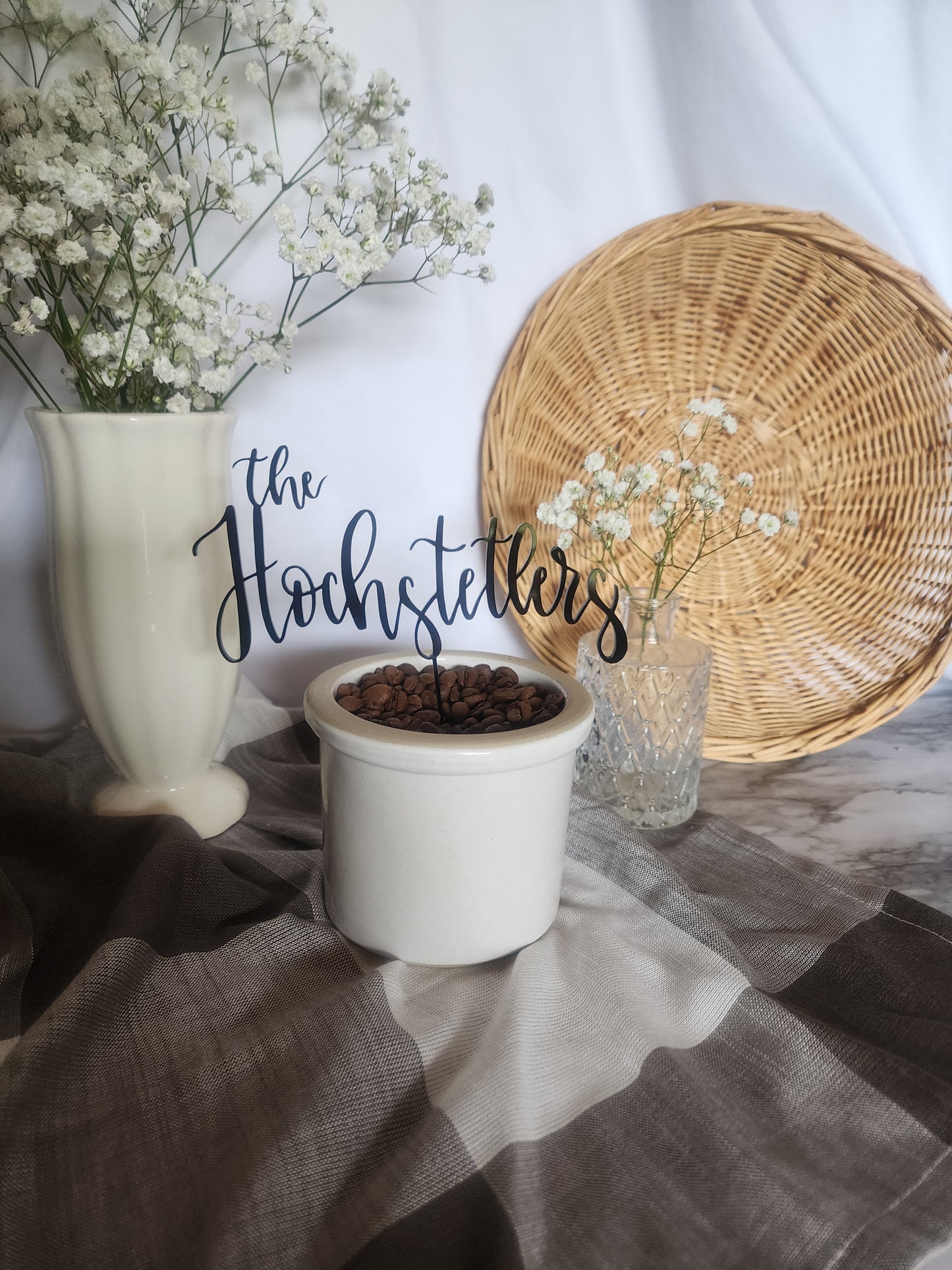Acrylic Cake Toppers - Customizable