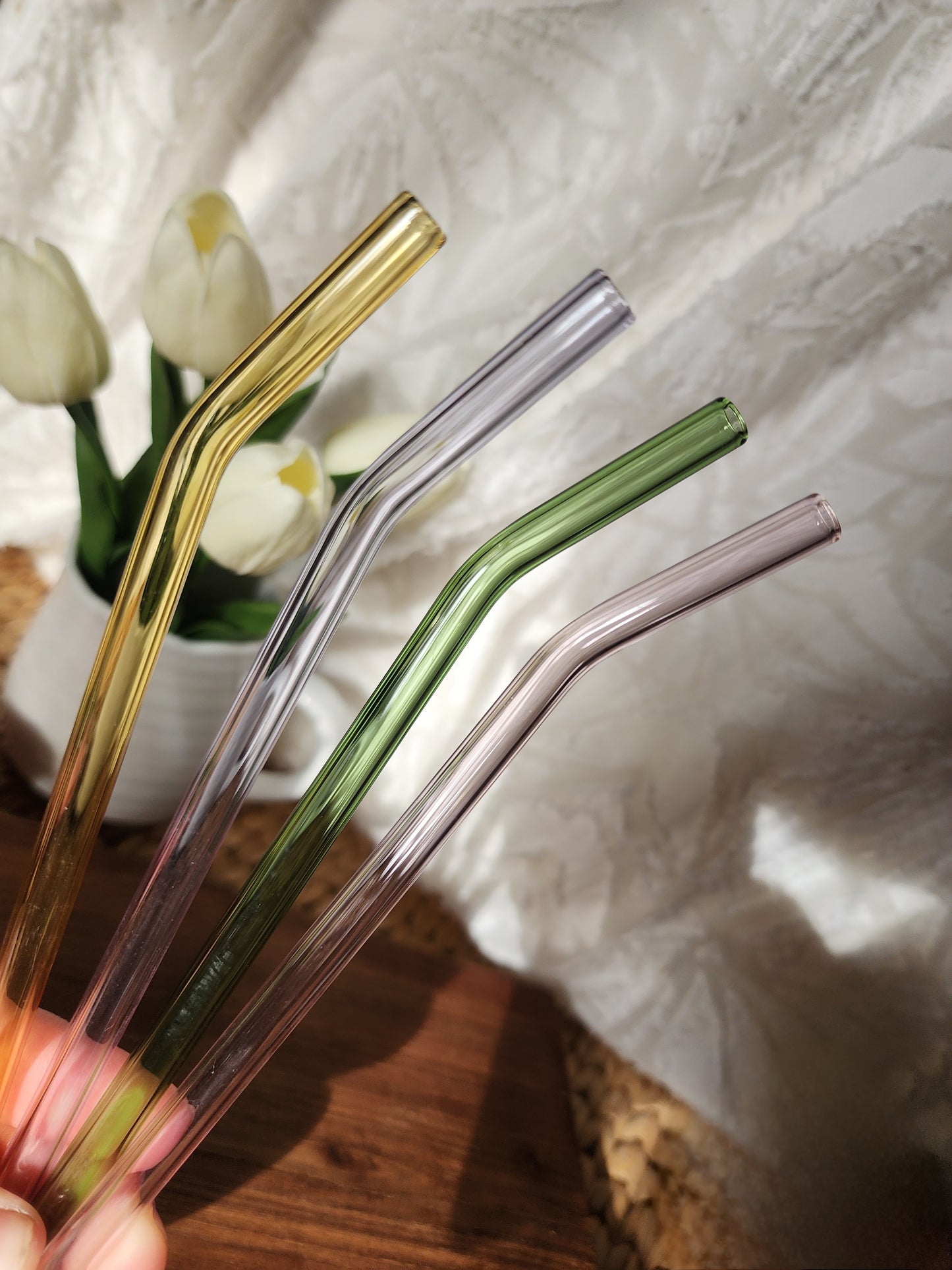 Pastel Bent Straws